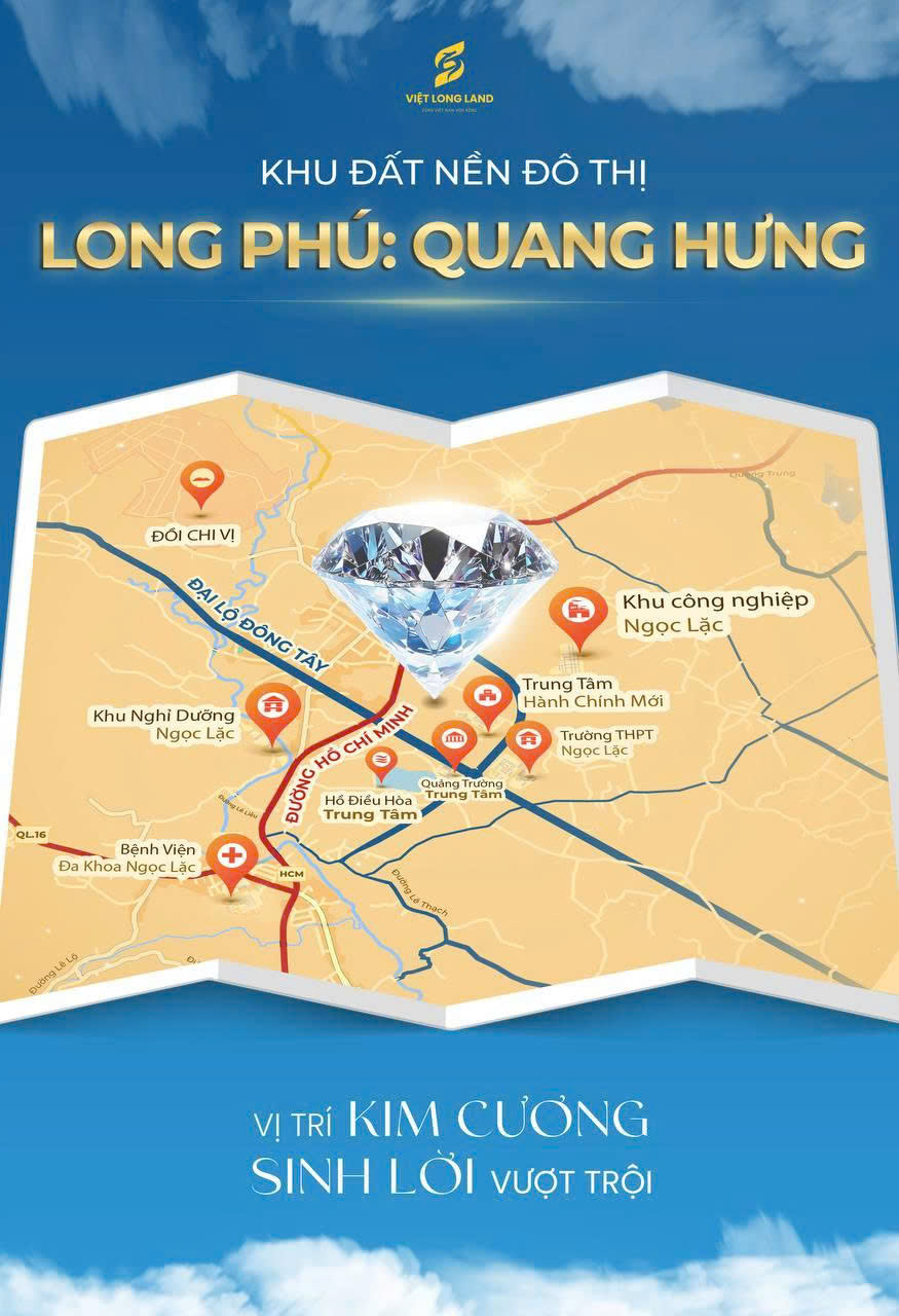 Bán Đất Nền Long Phú Quang hưng Lõi trung tâm sẵn sổ đỏ sang tên ngay giá chỉ hơn 3tr/m2 - Ảnh chính