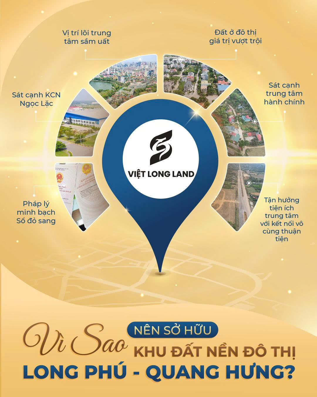 Bán Đất Nền Long Phú Quang hưng Lõi trung tâm sẵn sổ đỏ sang tên ngay giá chỉ hơn 3tr/m2 - Ảnh 1