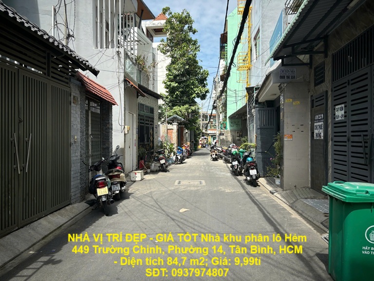 NHÀ VỊ TRÍ ĐẸP - GIÁ TỐT Nhà khu phân lô phường 14 Tân Bình, Hồ Chí Minh, ô tô ngủ trong nhà - Ảnh chính