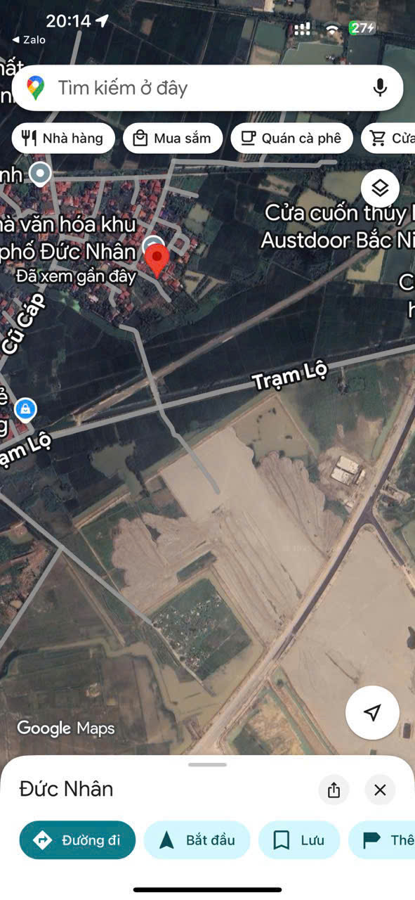 CHÍNH CHỦ BÁN ĐẤT TẠI PHƯỜNG TRẠM LỘ - THỊ XÃ THUẬN THÀNH - BẮC NINH - Ảnh 1