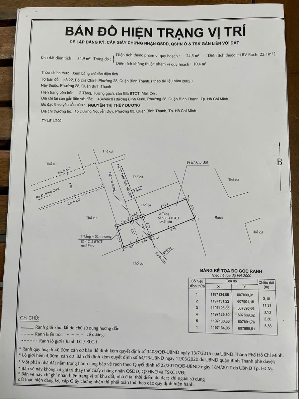 CHÍNH CHỦ CẦN BÁN NHÀ RIÊNG 56M2 PHƯỜNG 28 - TP HỒ CHÍ MINH - Ảnh 3