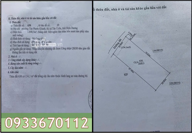 ⭐Chính chủ bán 2 dãy nhà trọ và 1 nhà xưởng liền kề tại TP.Tân Uyên, Bình Dương. 0933670112 - Ảnh chính