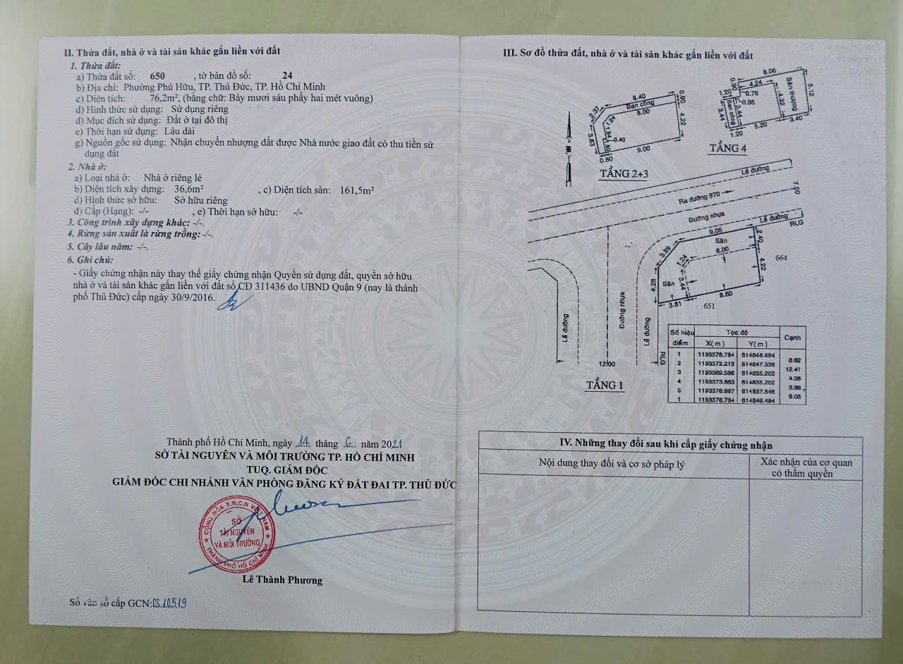 Chính chủ bán nhà Góc 2 Mặt Tiền 1/ đường Gò Cát, P Phú Hữu, Tp Thủ Đức, Tp HCM - Ảnh 1