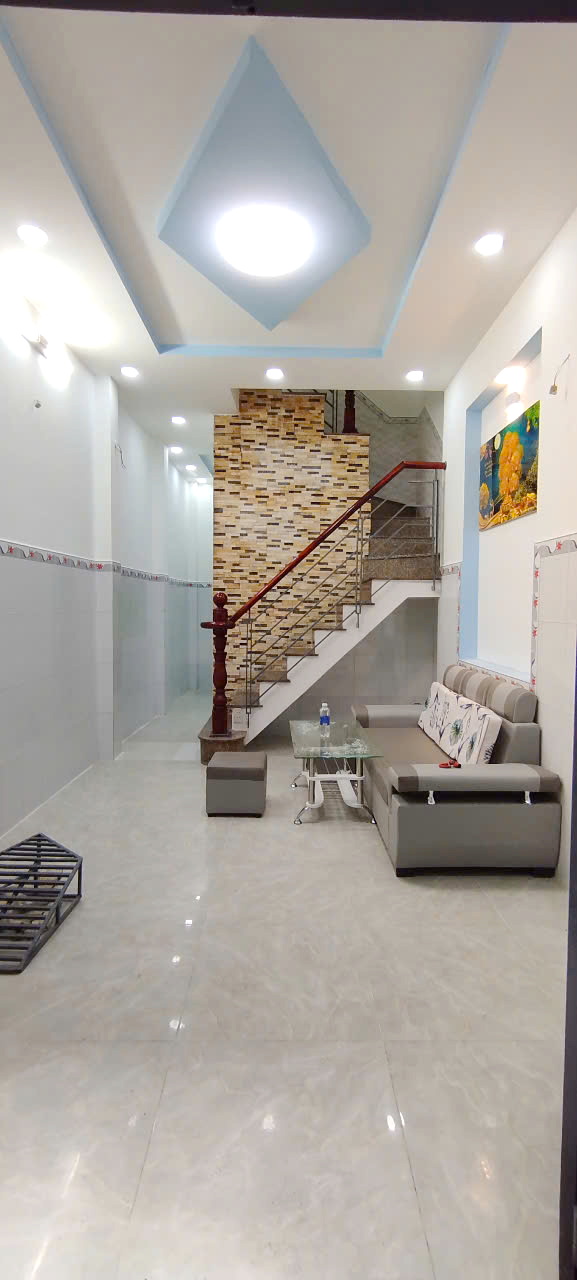 Nhà 4 tầng mới vào ở liền hẻm 157 Dương Bá Trạc P1 Q8 - Ảnh chính