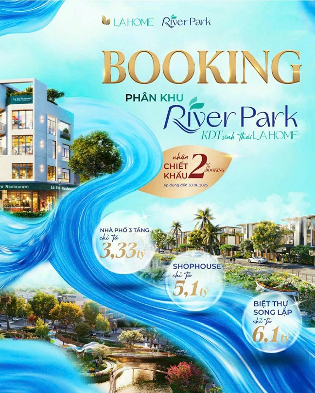 Sống Giữa Công Viên – Đầu Tư Sinh Lời Vàng tại River Park, LA HOME - Ảnh chính