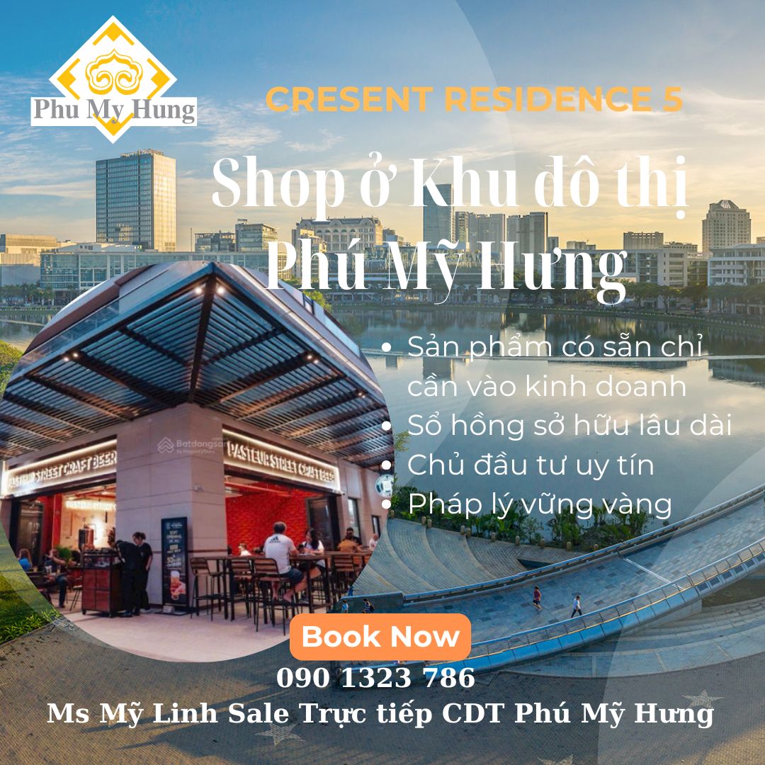 BÁN SHOPHOUSE DỰ ÁN CARDINAL COURT PHÚ MỸ HƯNG 216M2, 2 TẦNG, 46 TỶ, LS 0% CK CAO. XEM NGAY - Ảnh chính