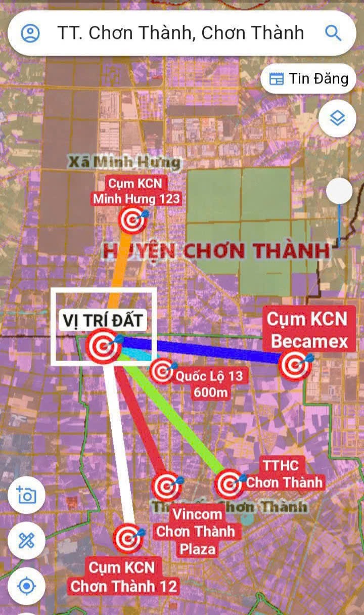 🏡 BÁN NỀN ĐẤT MẶT TIỀN CAO BÁ QUÁT – GẦN QUỐC LỘ 13-CHƠN THÀNH-BÌNH PHƯỚC - Ảnh chính