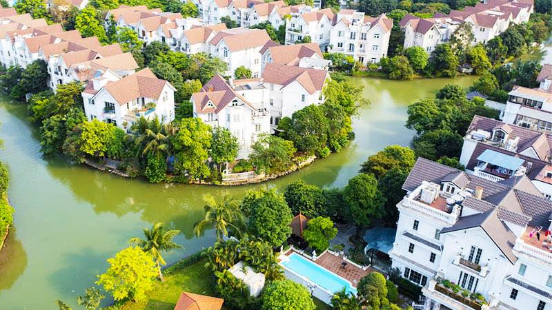 Biệt Thự Song Lập Hoa Sữa Vinhomes Riverside 215m2, 5T View Sông Siêu Hiếm - 99 Tỷ - Ảnh chính