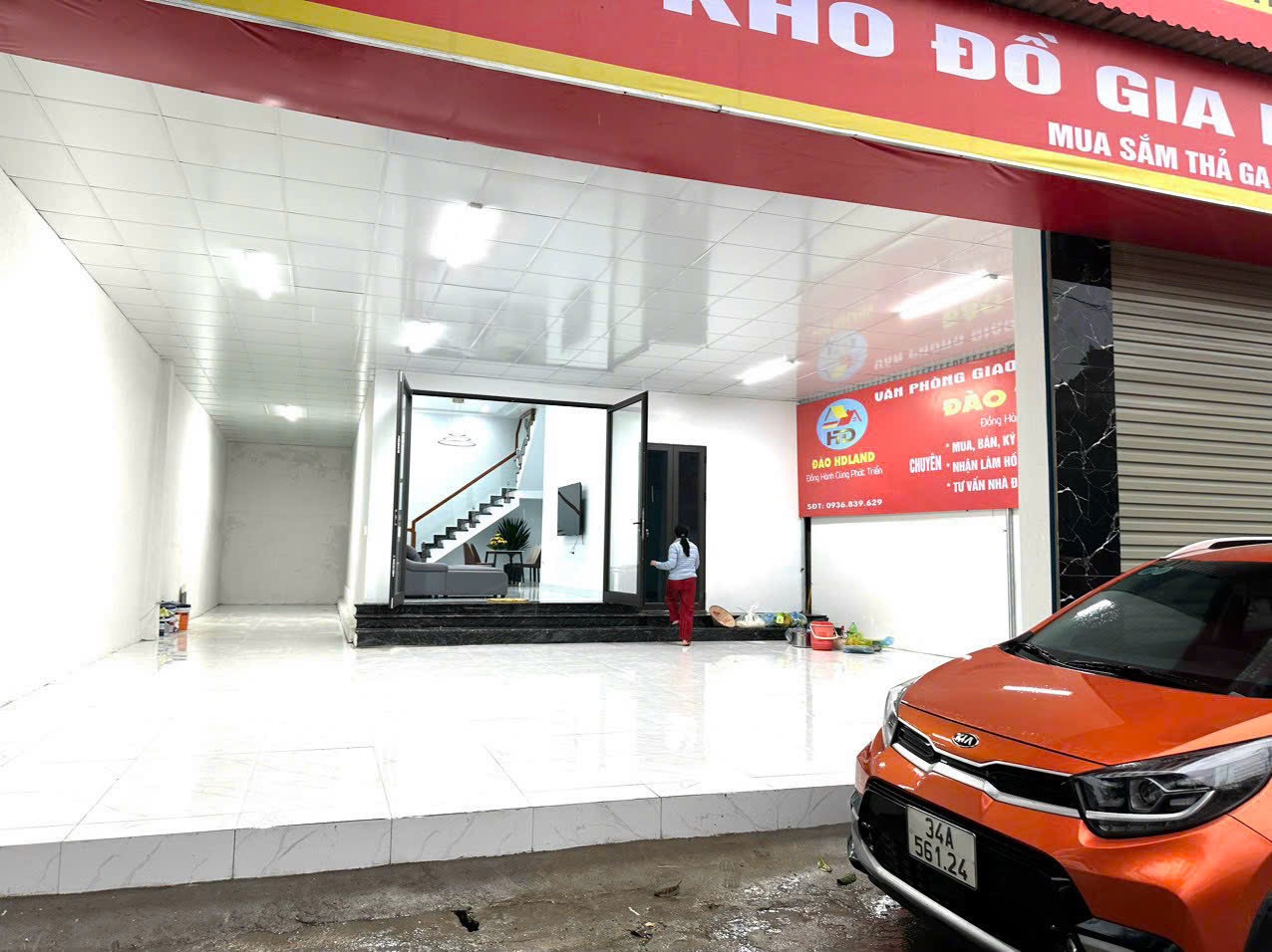 Bán lô góc sẵn nhà 2 tầng tại Lai Cách Cẩm Giàng đường ô tô tránh nhau - Ảnh chính