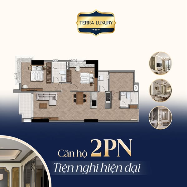 Chỉ 500tr sở hữu căn hộ Xanh – Terra Luxury cho thuê giá rất tốt 15-20tr/căn 2PN - Ảnh 1