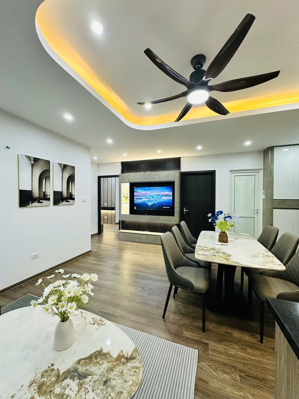 Bán căn hộ cc Rainbow Linh Đàm, Hoàng Mai, 93m2, 3 ngủ, giá 6ty4 - Ảnh 3