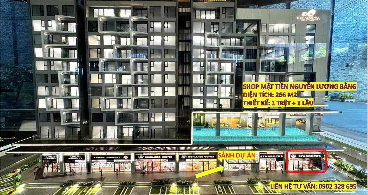 BÁN SHOPHOUSE CĂN GÓC DỰ ÁN MỚI ĐẸP NHẤT MẶT TIỀN PHỐ THƯƠNG MẠI NGUYỄN LƯƠNG BẰNG MUA TRỰC TIẾP - Ảnh chính