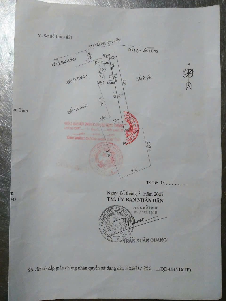 NHÀ CHÍNH CHỦ - GIÁ TỐT - Bán nhà Vị trí đẹp Tại  21 Vạn Kiếp, p. Thống NHất, Pleiku, Gia Lai - Ảnh chính