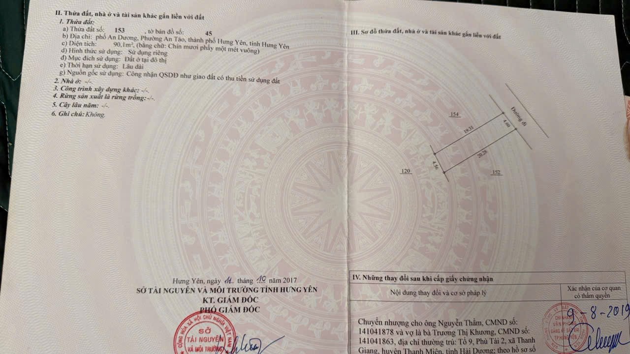 ĐẤT CHÍNH CHỦ - Cần Bán Nhanh 2 Lô Đất Vị Trí Đắc Địa Tại TP Hưng Yên - Ảnh chính