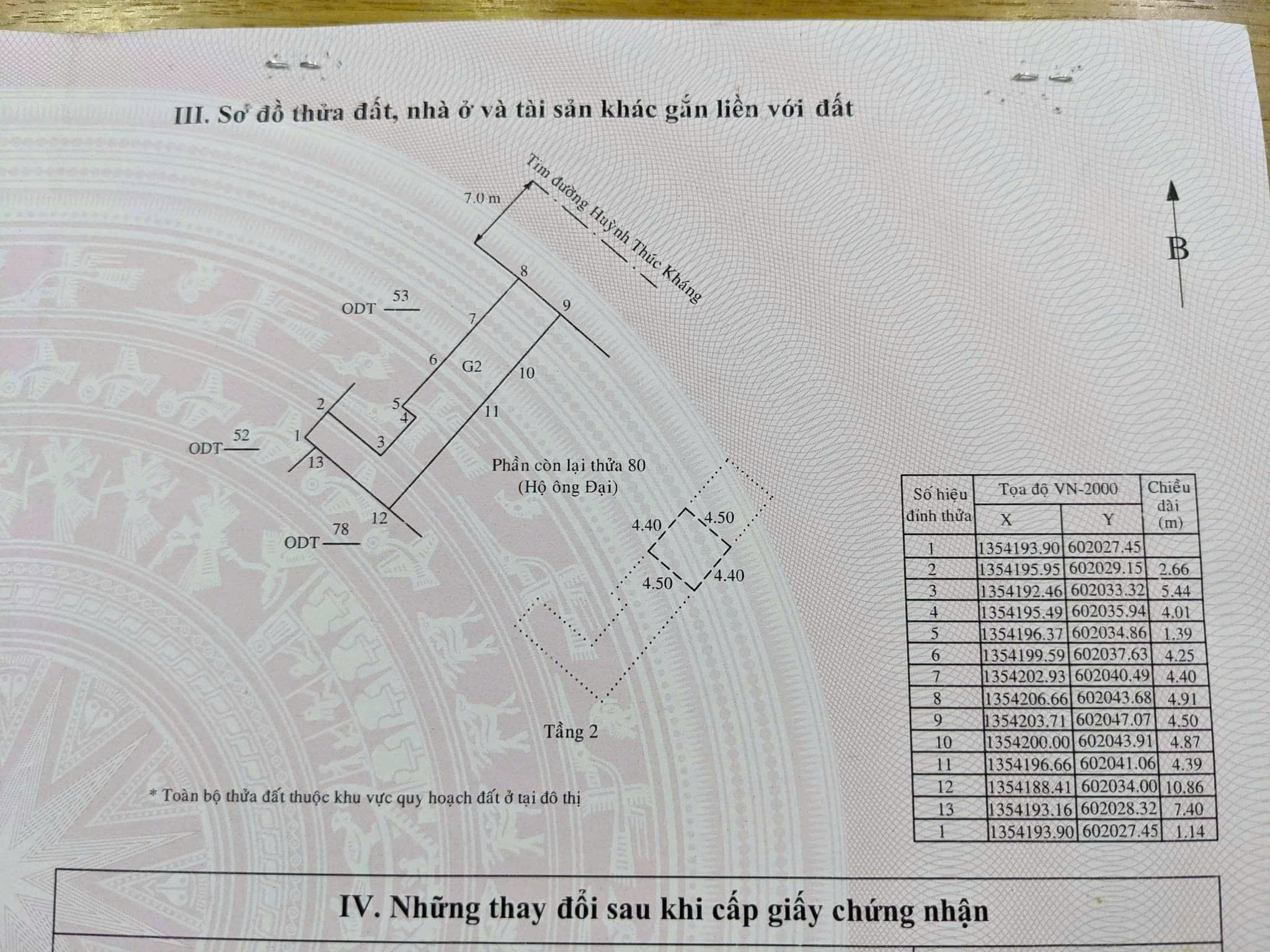 Bán nhà tttp Huỳnh Thúc Kháng <br> Diện tích: 96,6m2 Giá bán: 13,2 tỷ ( có thương lượng, thuế bên nào - Ảnh 1