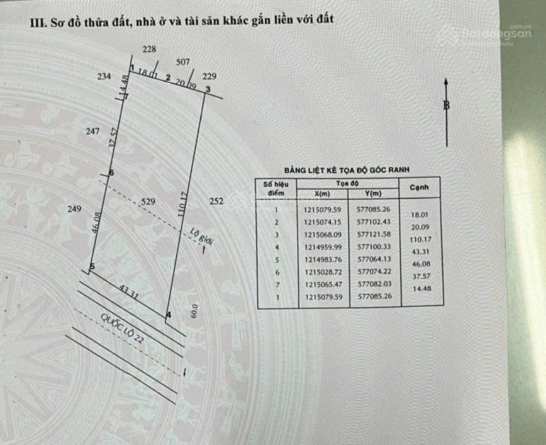 ĐẤT ĐẸP - GIÁ SIÊU TỐT - CHÍNH CHỦ Cần Bán Nhanh Lô Đất  Vị Trí Tại Huyện Củ Chi, TP HCM - Ảnh 1