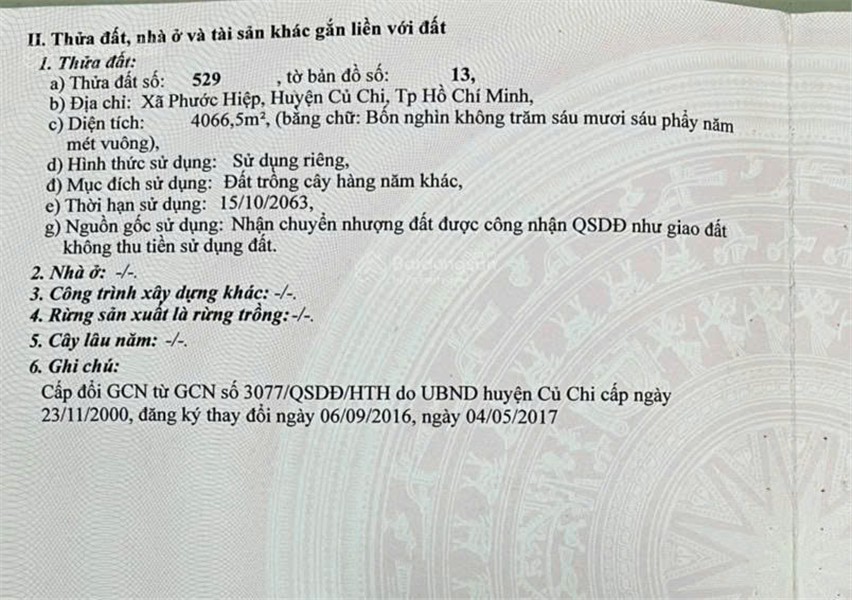 ĐẤT ĐẸP - GIÁ SIÊU TỐT - CHÍNH CHỦ Cần Bán Nhanh Lô Đất  Vị Trí Tại Huyện Củ Chi, TP HCM - Ảnh 2
