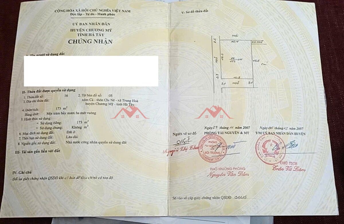 CHÍNH CHỦ BÁN LÔ ĐẤT 173M TẠI TRUNG HÒA-CHƯƠNG MỸ-HÀ NỘI - Ảnh 2