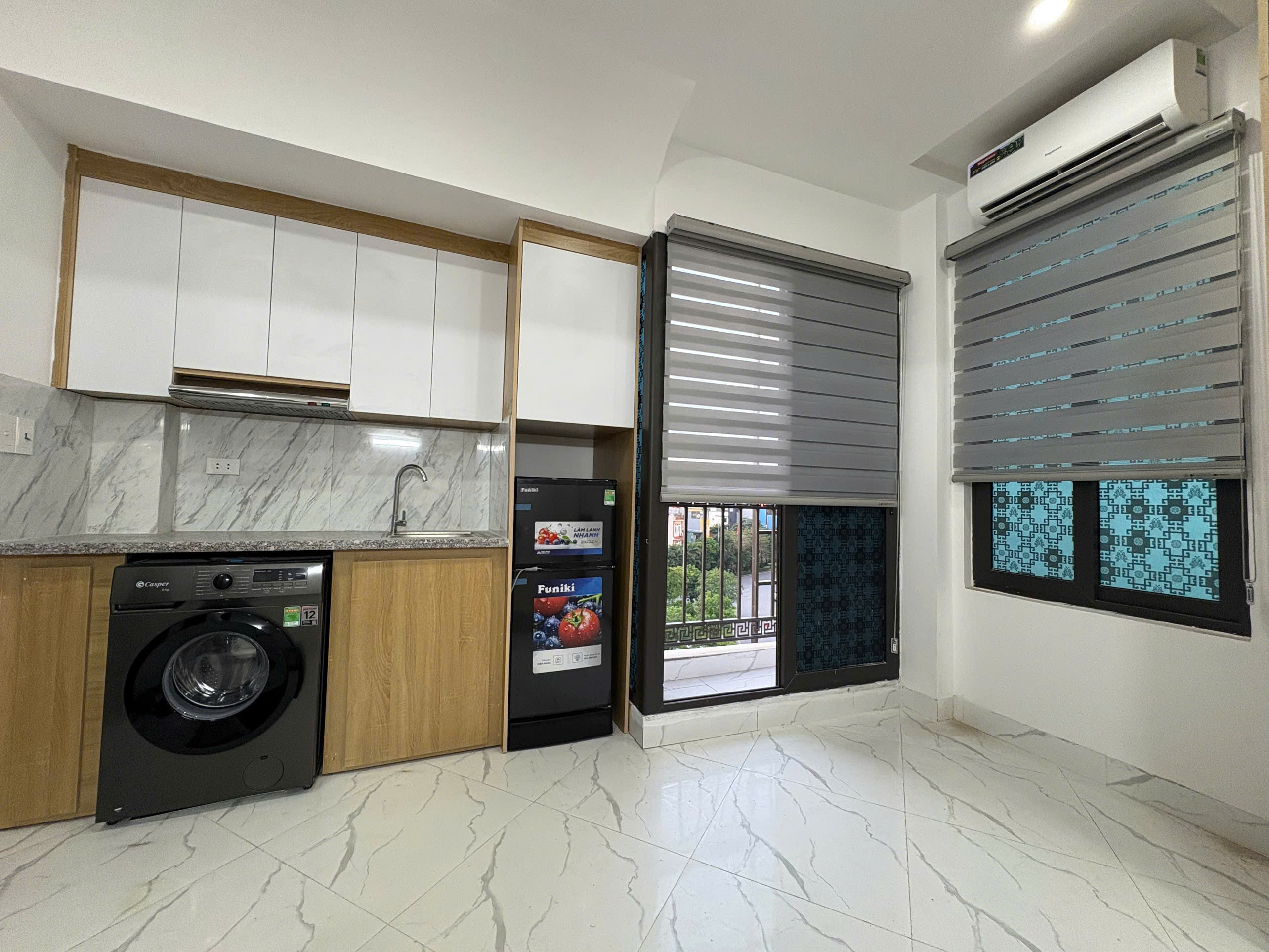 (Cực hiếm) Căn hộ Giường tầng cao cấp 30m2 mới khai trương tại ngõ 127 Cự Lộc - Có máy giặt riêng - Ảnh 2
