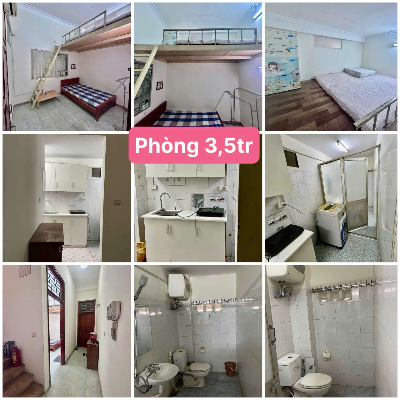 Cho thuê phòng giá từ 3,5tr-6,5tr trong nhà ngõ thông 279 Đội Cấn,189, 173 Hoàng Hoa Thám - Ảnh 2