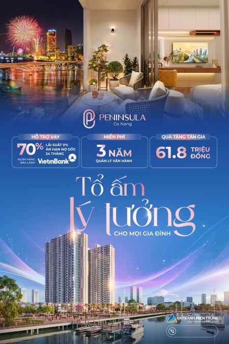 PENINSULA ĐÀ NẴNG – CĂN HỘ VEN SÔNG HÀN ĐẲNG CẤP – CƠ HỘI ĐẦU TƯ SINH LỜI BỀN VỮNG - Ảnh chính