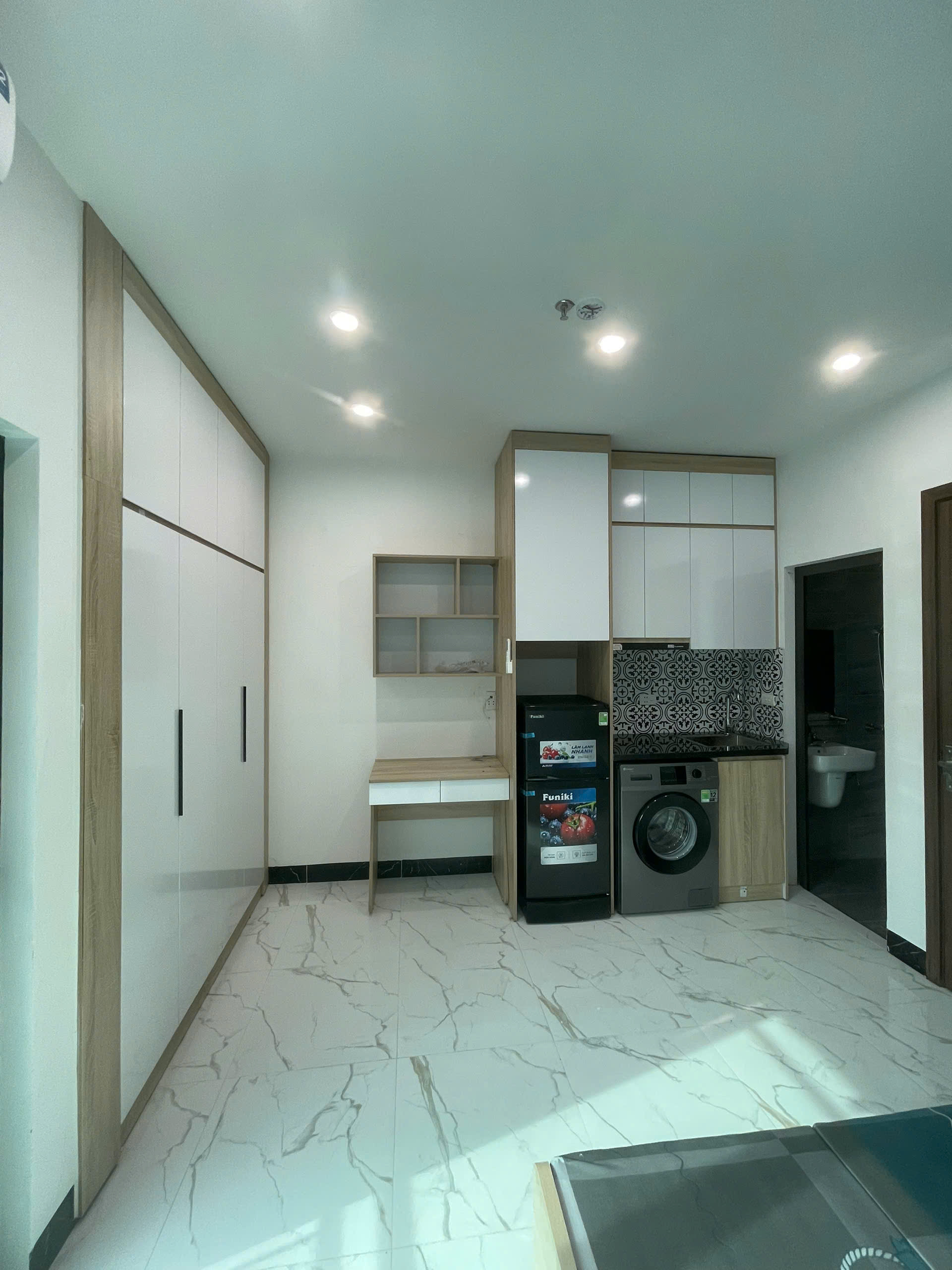 (Cực hiếm) Căn hộ Studio cao cấp 25m2 mới khai trương tại ngõ 112 Định Công Thượng - Máy giặt riêng - Ảnh 4