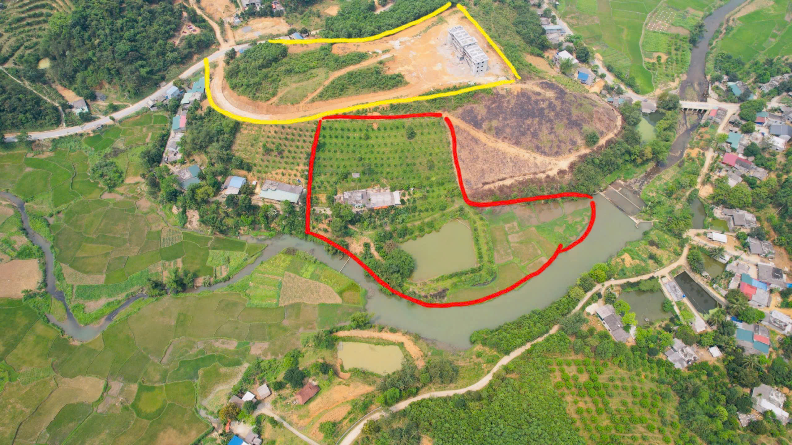 Chính chủ em cần bán 10.000m đất đẹp, giá tốt, vị trí đắc địa tại Kim Bôi, Hoà Bình. 0969446789 - Ảnh chính
