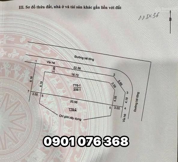 🔥 SIÊU PHẨM LÔ GÓC 209M ĐẤT ĐẤU GIÁ CẦU LỌC<br>📍 Ngọc Tảo _ Phúc Thọ _ Hà Nội - Ảnh chính
