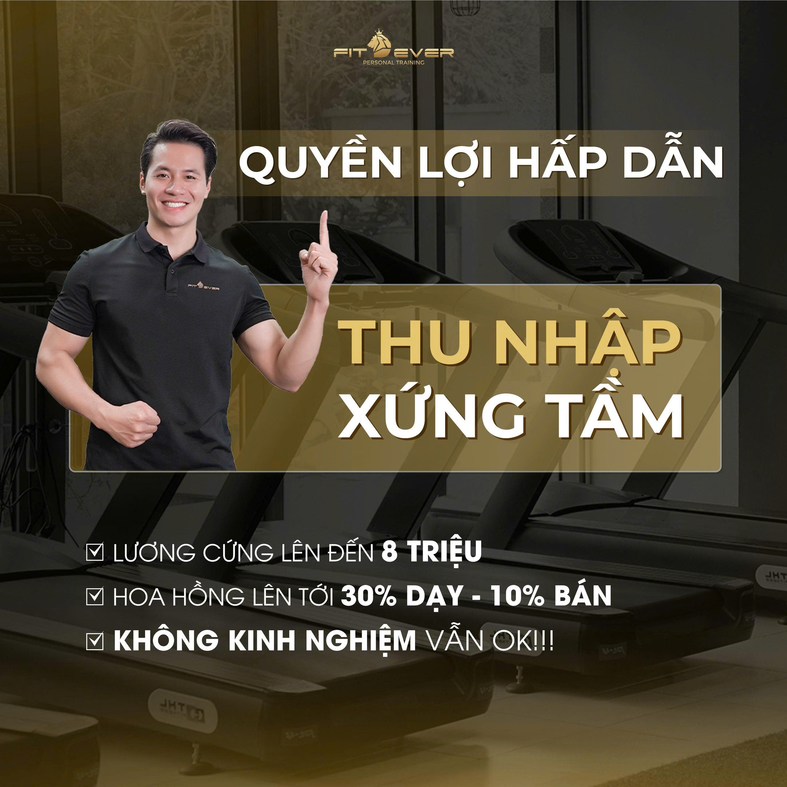 FIT4EVER CHIÊU MỘ PT (ƯU TIÊN NỮ) ĐAM MÊ & CHUYÊN NGHIỆP - Ảnh 1