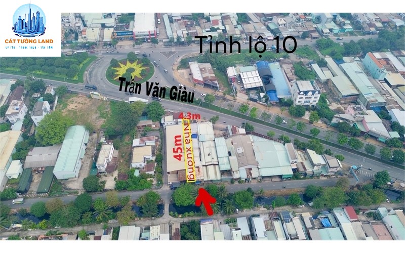 Bán Xưởng 200m2 mặt tiền Trần Văn Giàu – Ngay Vòng Xoay Tỉnh Lộ 10 – Chỉ 6.5 tỷ TL - Ảnh chính