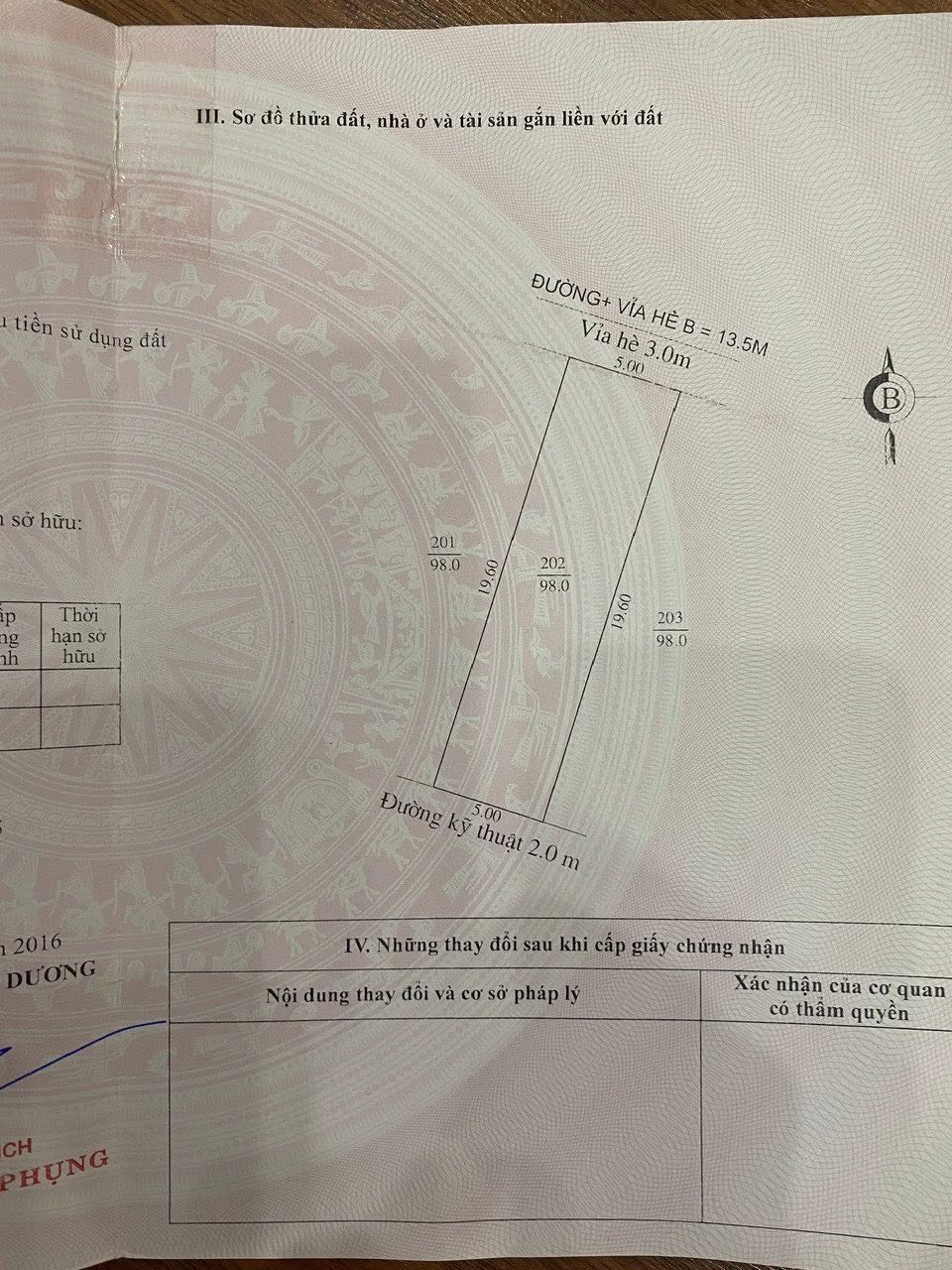 Bán đất mặt phố Hồng Châu, phường Hải Tân, TP Hải Dương, 98m2, mt 5m, đường 13.5m, giá tốt - Ảnh 3