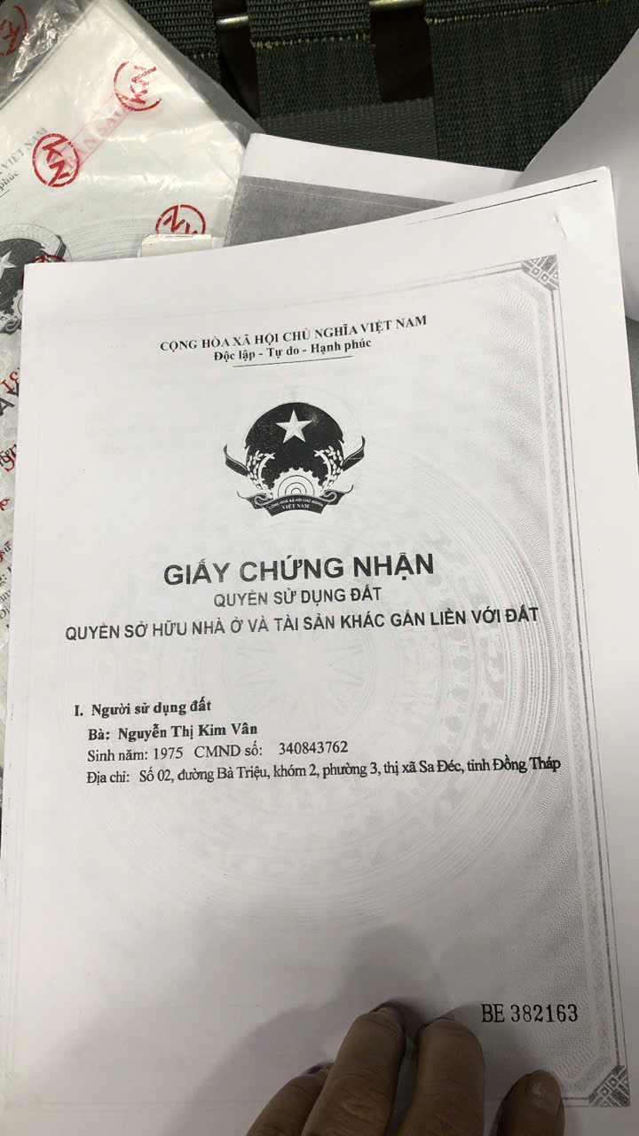 BÁN ĐẤT ĐẸP – PHÁP LÝ CHUẨN – GIÁ TỐT TẠI TRUNG TÂM TP. SA ĐÉC - Ảnh chính