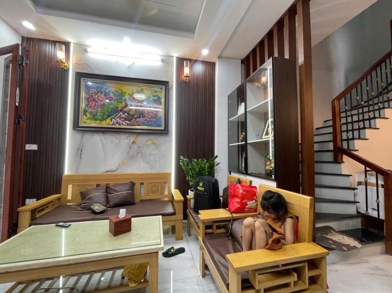 Bây giờ tìm đâu ở trung tâm thị trấn Chúc Sơn căn nhà 4 tầng mà giá chỉ 3tỉ250tr. - Ảnh chính