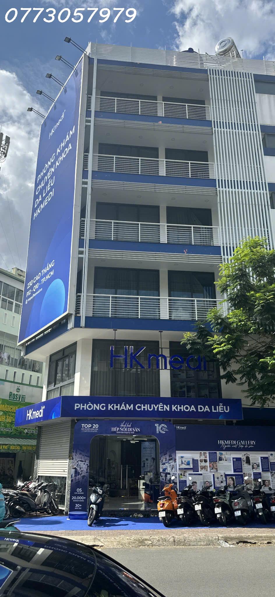 BÁN GÓC 2 MẶT TIỀN CAO THẮNG, P.12, Q.10 DT 15X15M, 6 TẦNG HĐ THUÊ 120TR GIÁ 48 TỶ - Ảnh 1
