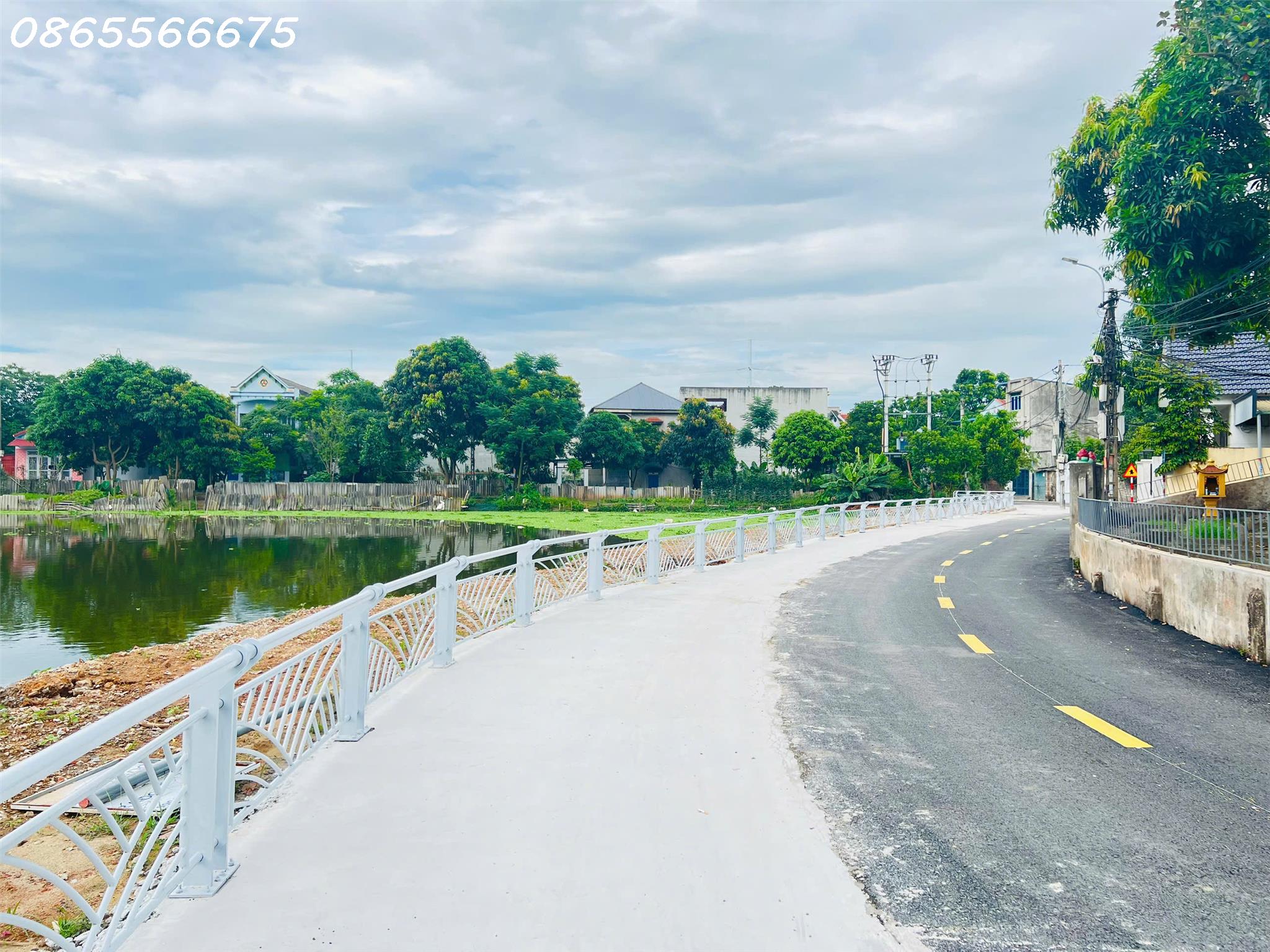 Bán lô đất 90m view hồ Đồng Đầm - Việt Trì. LH 0865566675 - Ảnh chính