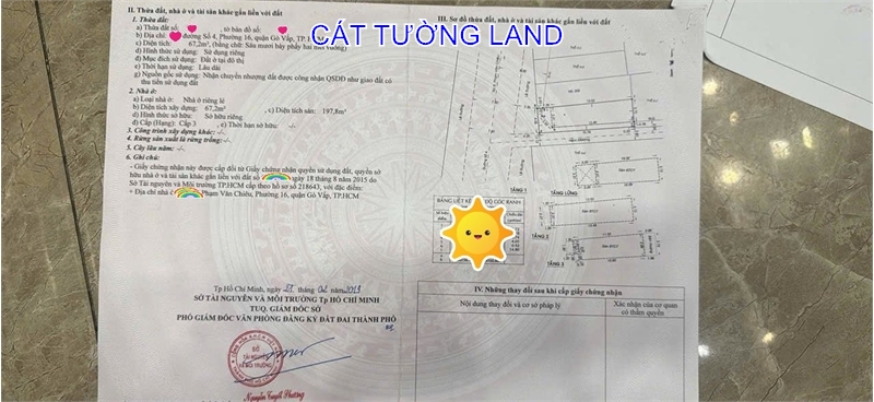 Bán nhà 4 Tầng ( 4x15m) Mặt tiền Phường 16, Cách Phạm Văn Chiêu 50m, Chỉ 9.65 tỷ - Ảnh 2