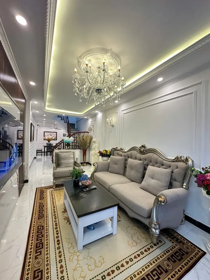 NHÀ MỚI Ở LUÔNG 6 P NGỦ Phố Đàm Quang Trung 46m2 X 5 Tầng,mặt tiền  3.5m, 8.3 tỷ Long Biên. - Ảnh 3