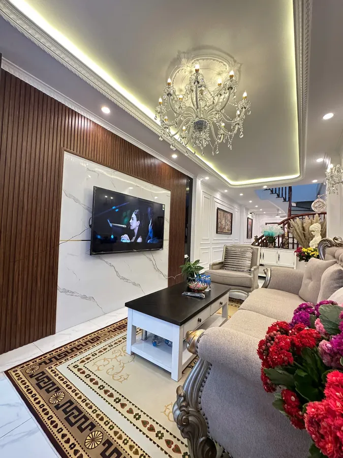 NHÀ MỚI Ở LUÔNG 6 P NGỦ Phố Đàm Quang Trung 46m2 X 5 Tầng,mặt tiền  3.5m, 8.3 tỷ Long Biên. - Ảnh 4