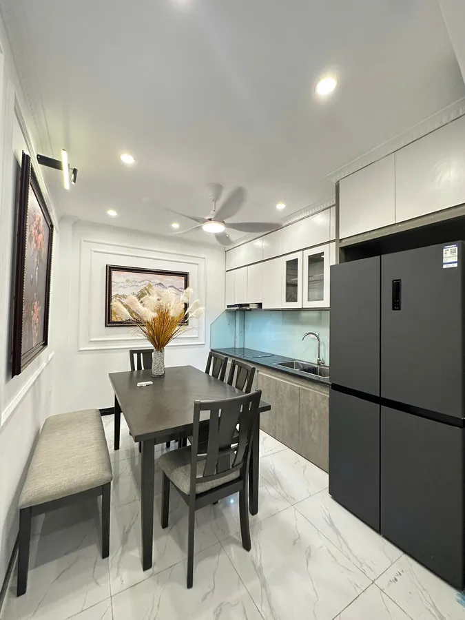NHÀ MỚI Ở LUÔNG 6 P NGỦ Phố Đàm Quang Trung 46m2 X 5 Tầng,mặt tiền  3.5m, 8.3 tỷ Long Biên. - Ảnh chính