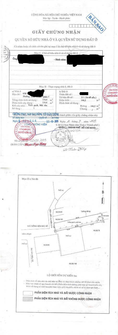 Chính Chủ Bán Nhà 4 Tầng Tại Mặt Đường Nhựa Hẻm 458/20 Huỳnh Tấn Phát, Phường Bình Thuận, Q.7, HCM - Ảnh 4