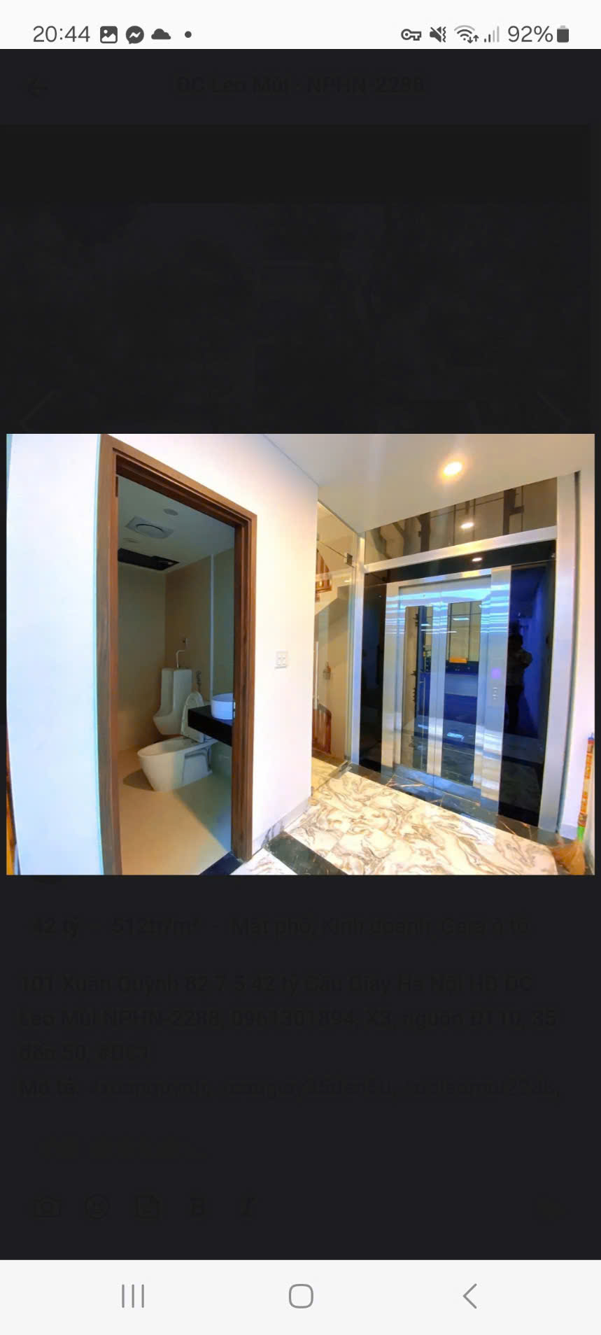 BÁN NHÀ MẶT PHÔ XUÂN QUỲNH, CẦU GIẤY, HÀ NỘI-82M-7 TẦNG- MẶT PHỐ VIP-GIÁ CHỈ 42 TỶ - Ảnh 3