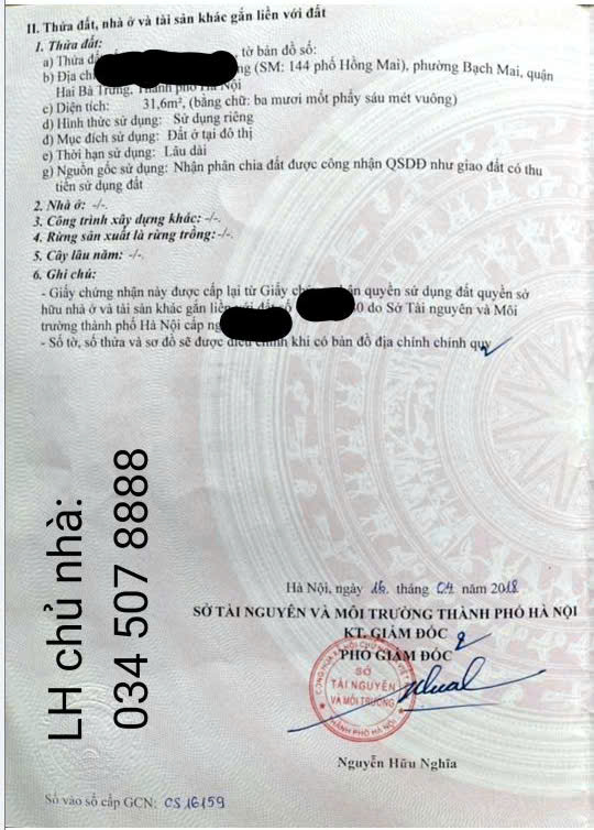 CHÍNH CHỦ BÁN NHÀ PHỐ HỒNG MAI – SỔ ĐỎ SẴN – GIÁ TRỊ CAO - Ảnh 1