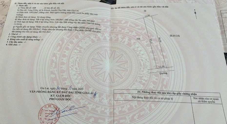 ĐẤT ĐẸP - GIÁ TỐT - Bán GẤP Lô đất tiềm năng tại Làng Klên, xã Ia Khươl, Chư Păh, Gia Lai. - Ảnh 1