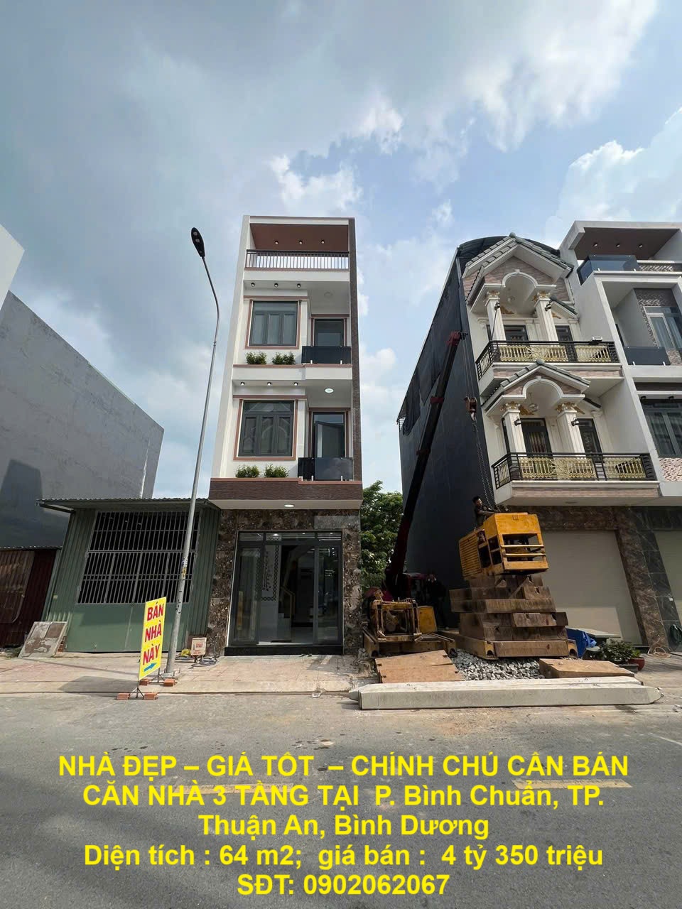 NHÀ ĐẸP – GIÁ TỐT  – CHÍNH CHỦ CẦN BÁN  CĂN NHÀ 3 TẦNG TẠI  P. Bình Chuẩn, TP. Thuận An, Bình Dương - Ảnh chính
