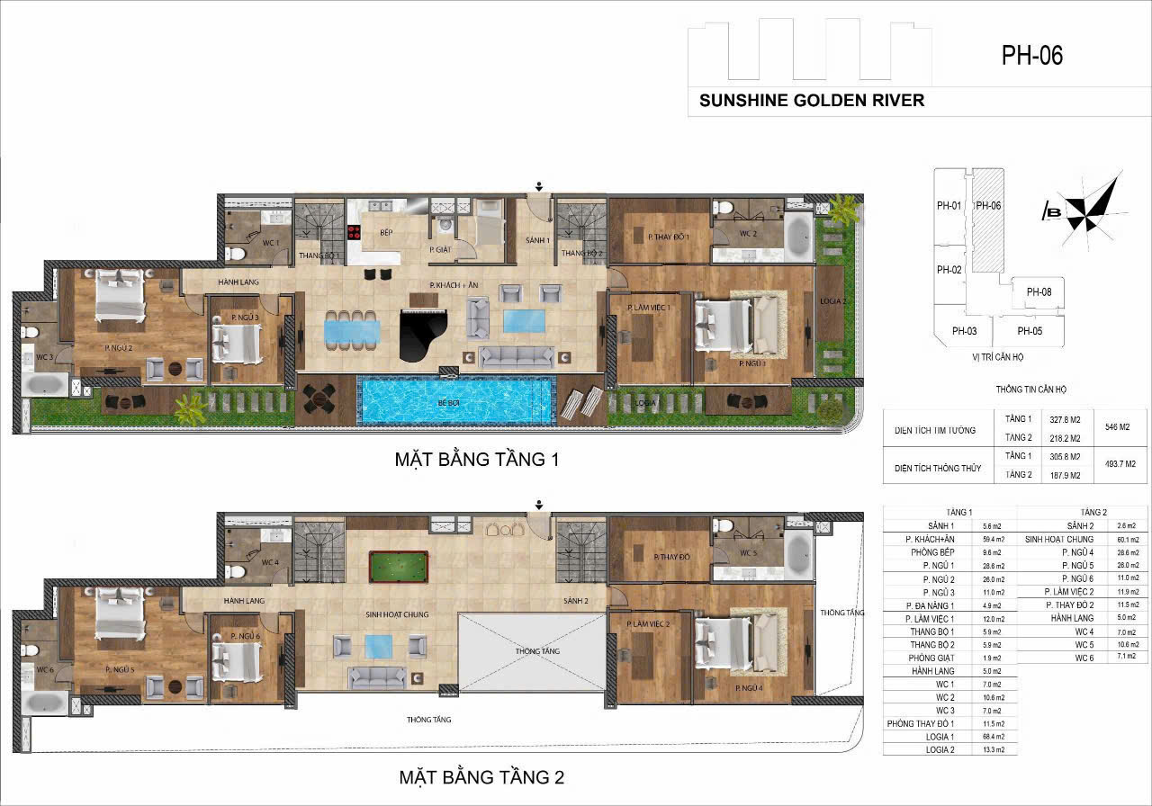 🏆 BÁN PENTHOUSE SIÊU PHẨM – VIEW TRỌN HỒ TÂY & SÔNG HỒNG  SUNSHINE GOLDEN RIVER – CIPUTRA - Ảnh 3