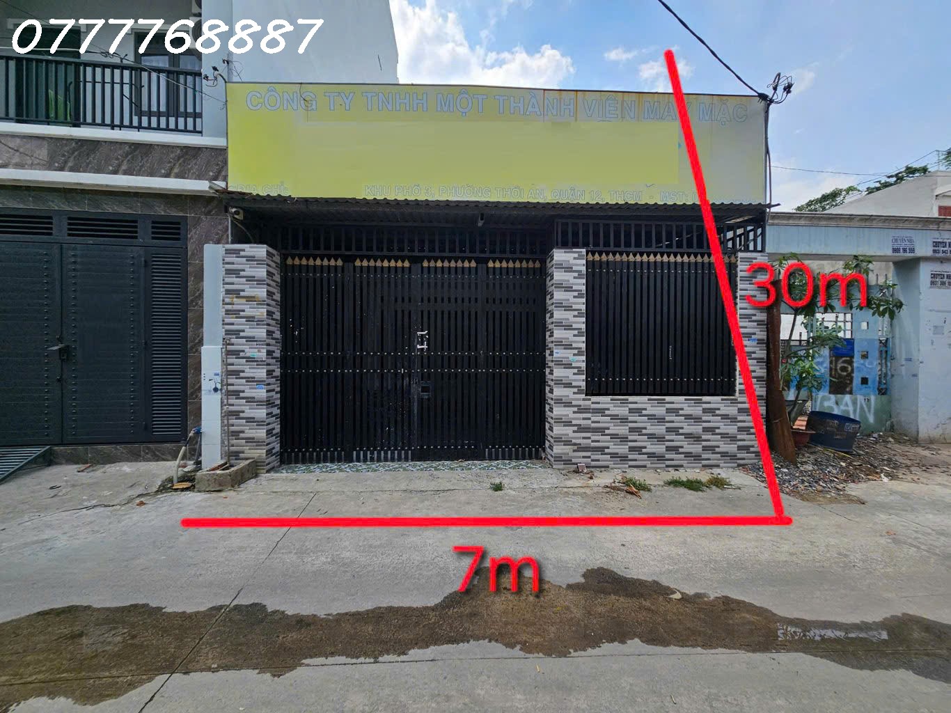 Đầu tư 🏡 BÁN NHÀ MẶT TIỀN Thới An,Q.12 – DT 7×30M – GIÁ CHỈ 8.7 TỶ - Ảnh chính