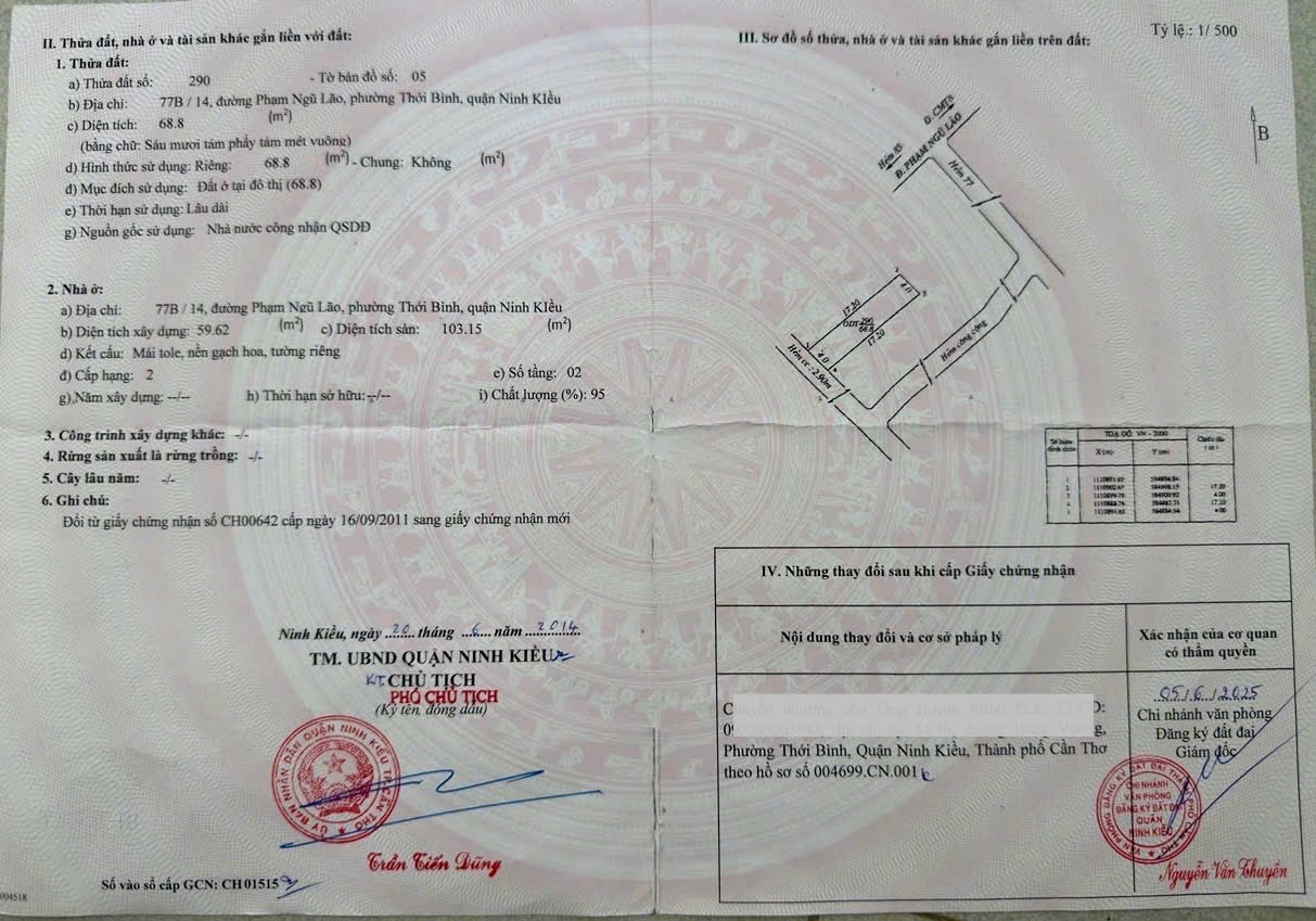 BÁN NHÀ 1T1L, Hẻm 77B Phạm Ngũ Lão (Thông được ra Hẻm 54 Hùng Vương) - Ảnh 7