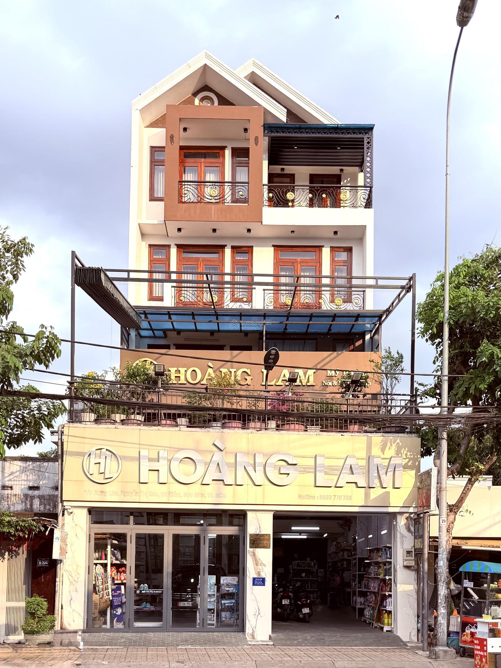 Cho thuê nhà mặt tiền Nguyễn Thị Sóc, Bà Điểm, Hóc Môn, TP.HCM - ngang 8m dài 20m, 4 tầng - Ảnh chính