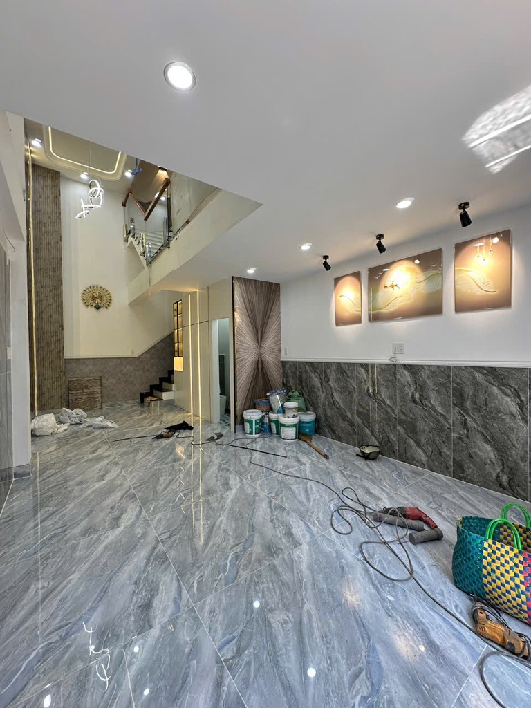 NHÀ ĐẸP Ở NGAY KHU GÒ XOÀI BÌNH TÂN 3 TẦNG HẺM XE HƠI 7M  GIÁ CHỈ 4.8 TỶ - Ảnh 1