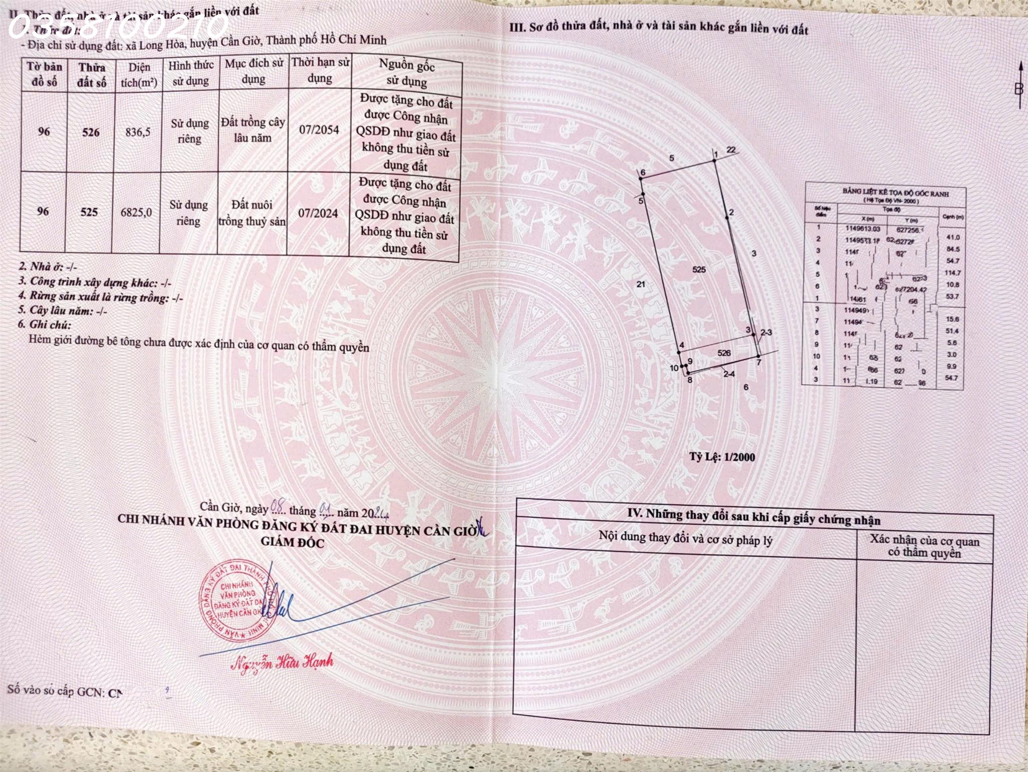 Bán đất mặt tiền đường Duyên Hải, xã Cần Giờ,TpHCM, DT 3 miếng đất 17.428,2 m2, Giá đầu tư - Ảnh 3